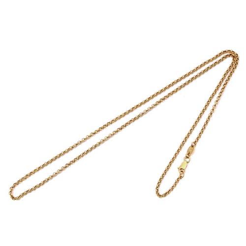 CHROME HEARTS 22Kロールネックレスチェーン(NECK CHAIN 20inch)