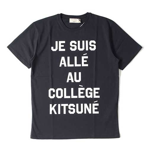KITSUNE TEE  メッセージロゴクルーネックTシャツ