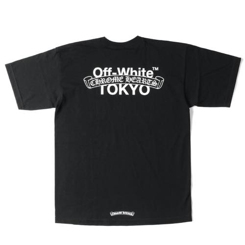 OFF-WHITE  東京限定×クロムハーツ ポケット付きTシャツ(Limited Edition T-Shirt)