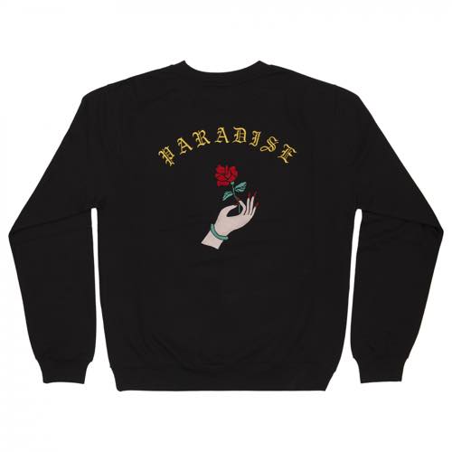 PARADIS3 16ss バラ刺繍スウェット(Compliments Crew)