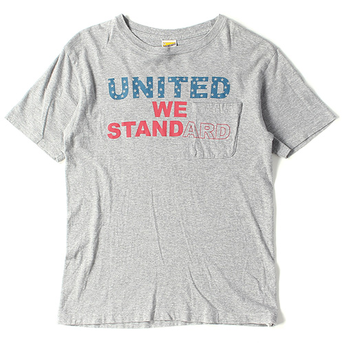 STANDARD CALIFORNIA 16SS 星条旗モチーフロゴナンバリングTシャツ(SD United We Standard T Shirt)