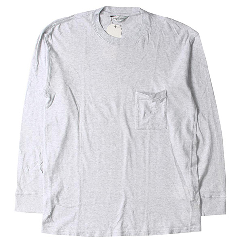 UNUSED 17SS ポケット付きコットンロングスリーブTシャツ(long-sleeve T-shirt.)