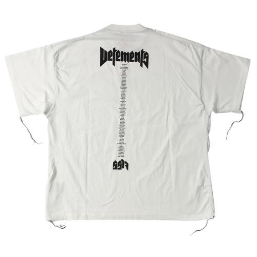VETEMENTS(ヴェトモン) 17SS ×Hanes STAFFロゴビッグTシャツ(Oversized STAFF T-shirt)